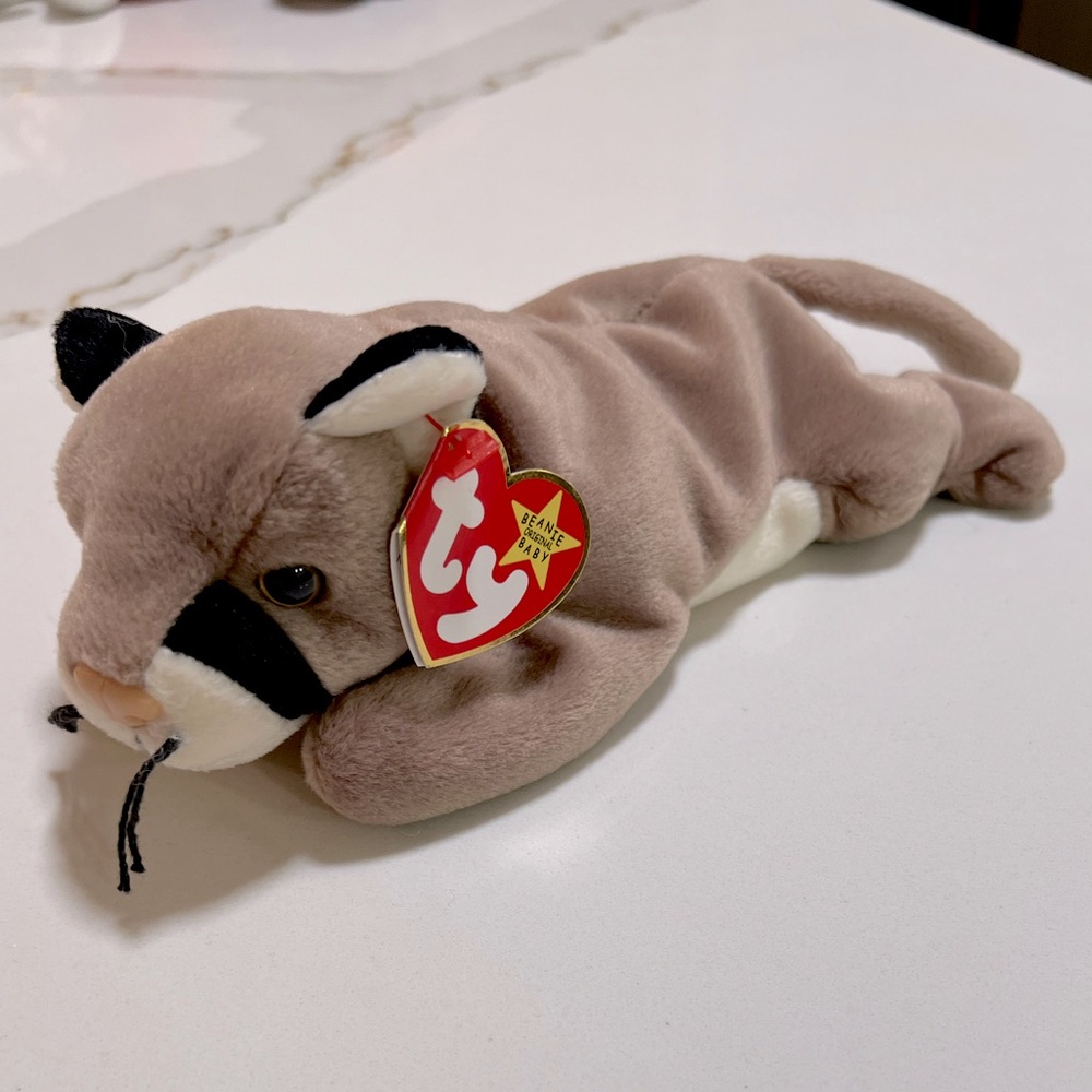 Vintage Ty Canyon The Mountain Lion Beanie Baby